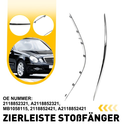 Zierleiste stoßstange - 2x,